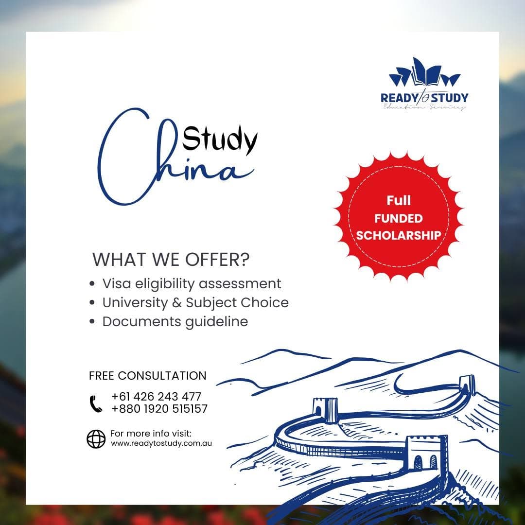 Study in China destination image for Ready to Study